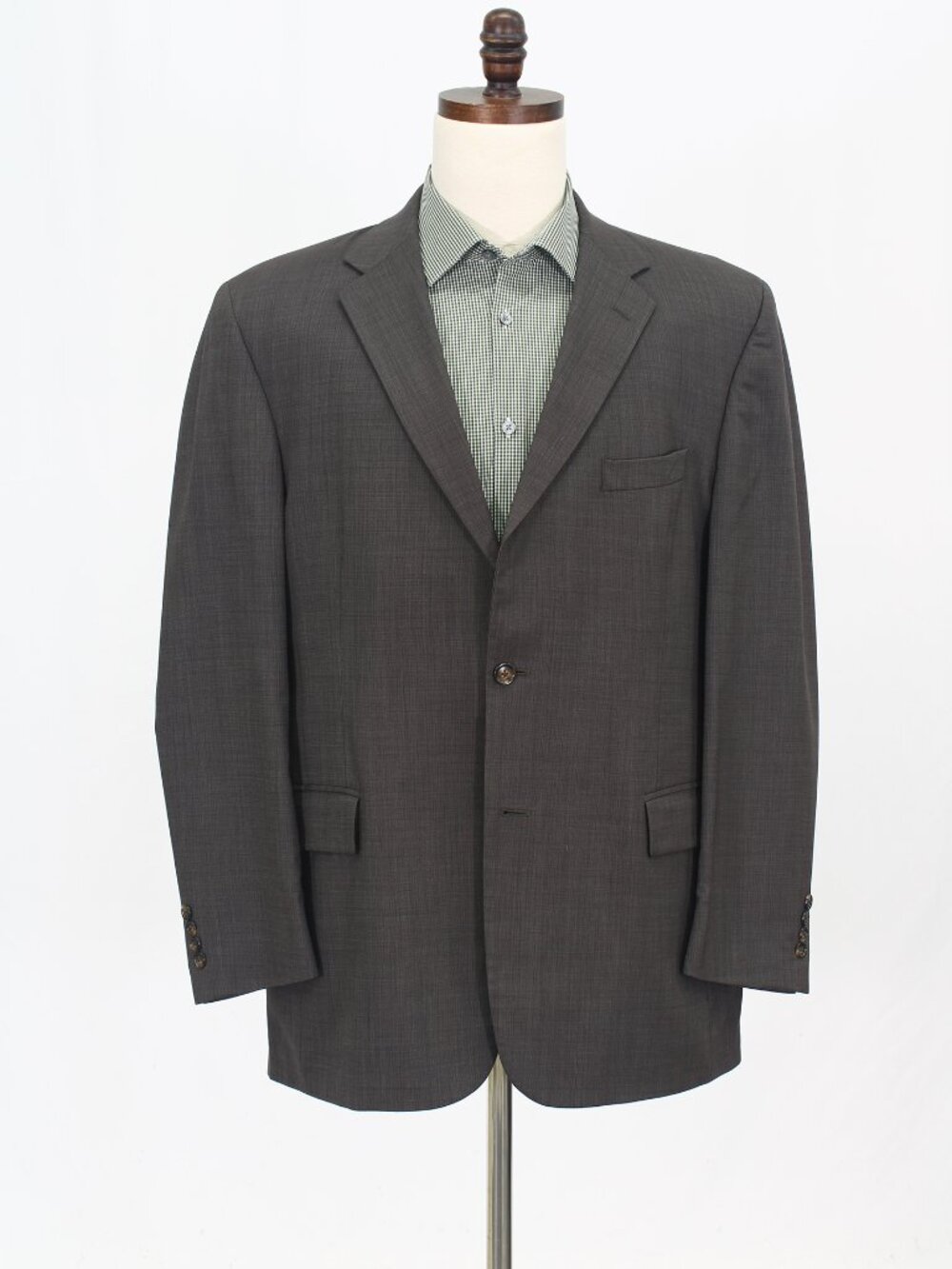 Jos. A. Bank 43R Brown Blazer Sport Coat Jacket 2-Button Solid M602